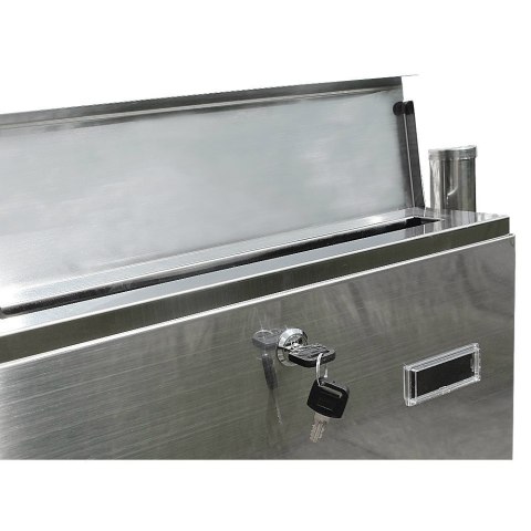 NOWOCZESNA SKRZYNKA POCZTOWA NA LISTY WOLNOSTOJĄCA STAL INOX NOWOCZESNA SKRZYNKA POCZTOWA NA LISTY WOLNOSTOJĄCA STAL INOX