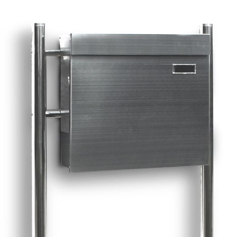 NOWOCZESNA SKRZYNKA POCZTOWA NA LISTY WOLNOSTOJĄCA STAL INOX NOWOCZESNA SKRZYNKA POCZTOWA NA LISTY WOLNOSTOJĄCA STAL INOX