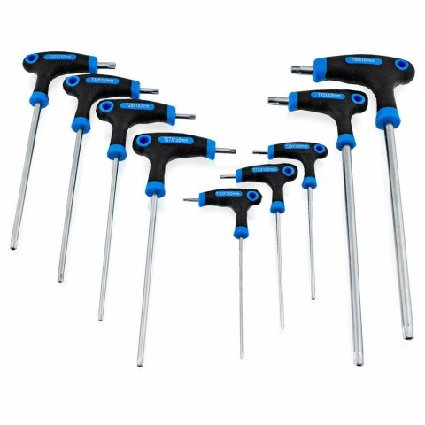 Zestaw kluczy Torx L z rękojeścią T10-T50 9 elementów BITUXX Zestaw kluczy Torx L z rękojeścią T10-T50 9 elementów BITUXX