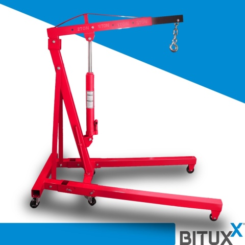 HYDRAULICZNY ŻURAW WARSZTATOWY UDŹWIG DO 2 TON PODNOŚNIK SKŁADANY BITUXX HYDRAULICZNY ŻURAW WARSZTATOWY UDŹWIG DO 2 TON PODNOŚNIK SKŁADANY BITUXX
