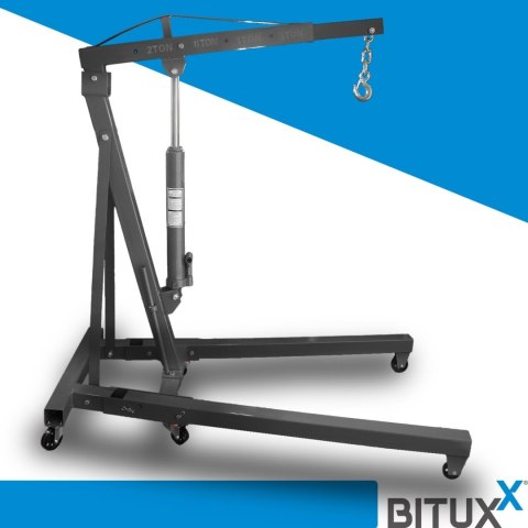 HYDRAULICZNY ŻURAW WARSZTATOWY UDŹWIG DO 2 TON PODNOŚNIK SKŁADANY BITUXX HYDRAULICZNY ŻURAW WARSZTATOWY UDŹWIG DO 2 TON PODNOŚNIK SKŁADANY BITUXX