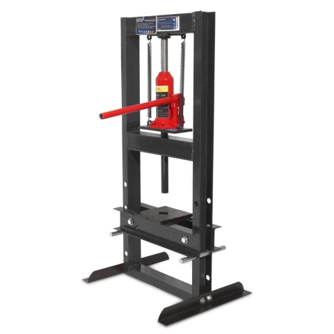 Prasa hydrauliczna do 6 ton warsztatowa ramowa trzpieniowa do warsztatu Bituxx Prasa hydrauliczna do 6 ton warsztatowa ramowa trzpieniowa do warsztatu Bituxx