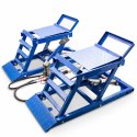 RAMPA RAMPY HYDRAULICZNE WARSZTATOWE KOMPLET 2 SZTUKI Z PODNOŚNIKIEM