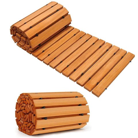 ŚCIEŻKA OGRODOWA Z DRZEWA CEDROWEGO 250CM X75CM BITUXX ZWIJANA DO OGRODU DRÓŻKA ŚCIEŻKA OGRODOWA Z DRZEWA CEDROWEGO 250CM X75CM BITUXX ZWIJANA DO OGRODU DRÓŻKA