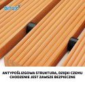 ŚCIEŻKA OGRODOWA Z DRZEWA CEDROWEGO 250CM X75CM BITUXX ZWIJANA DO OGRODU DRÓŻKA